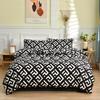Black White Deer Animals Bedding Set Queen Double Single Size Duvet Cover Bed Sheet Pillow Case Bed Linen Set