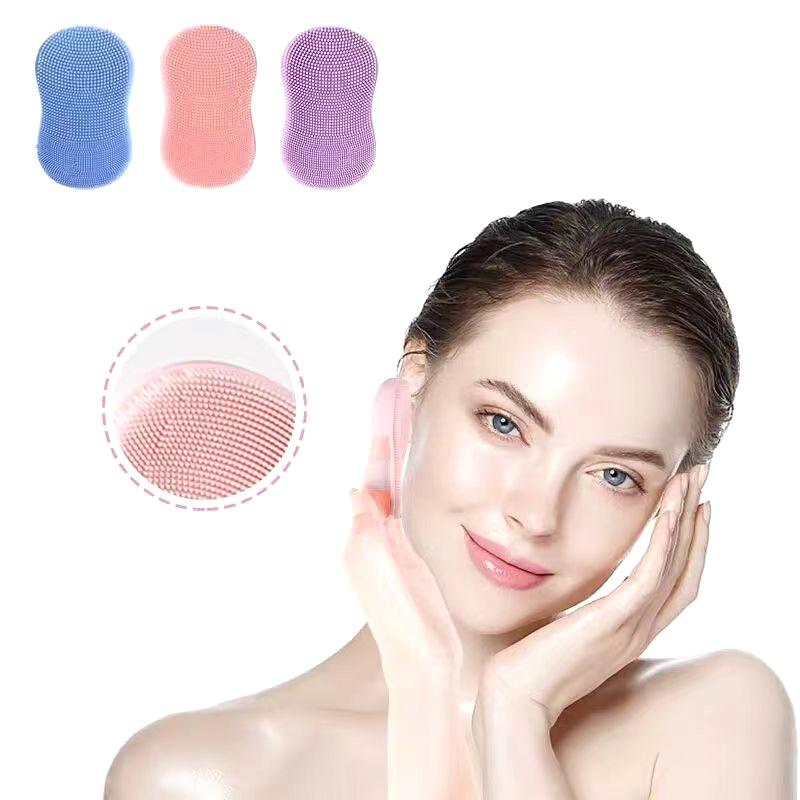 Silikonový obličejový čisticí kartáček Masážní přístroj na obličej Péče o pleť Exfoliační čisticí nástroj Mini kosmetický nástroj Měkký Hloubkový čisticí Exfoliátor