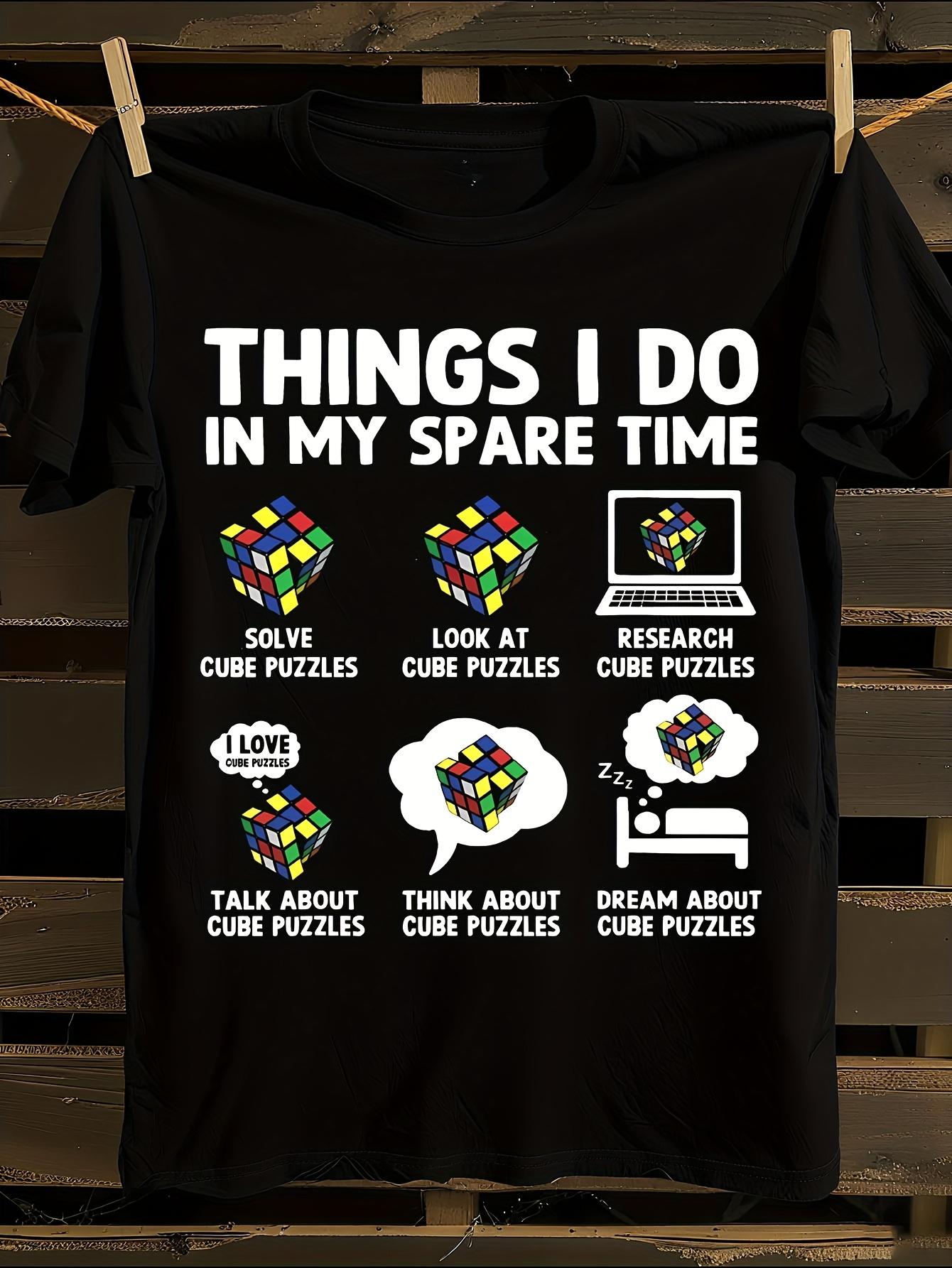 Funny Cube Graphic T-shirt XXXXL