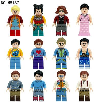 M8187 Performance Series Circus Professional Minifigures Children Educational Educational Educational Building Block Toys