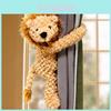 Cartoon Lion Magnetic Curtain Tiebacks For Childrens Room Decor With Customizable Animal Plush
