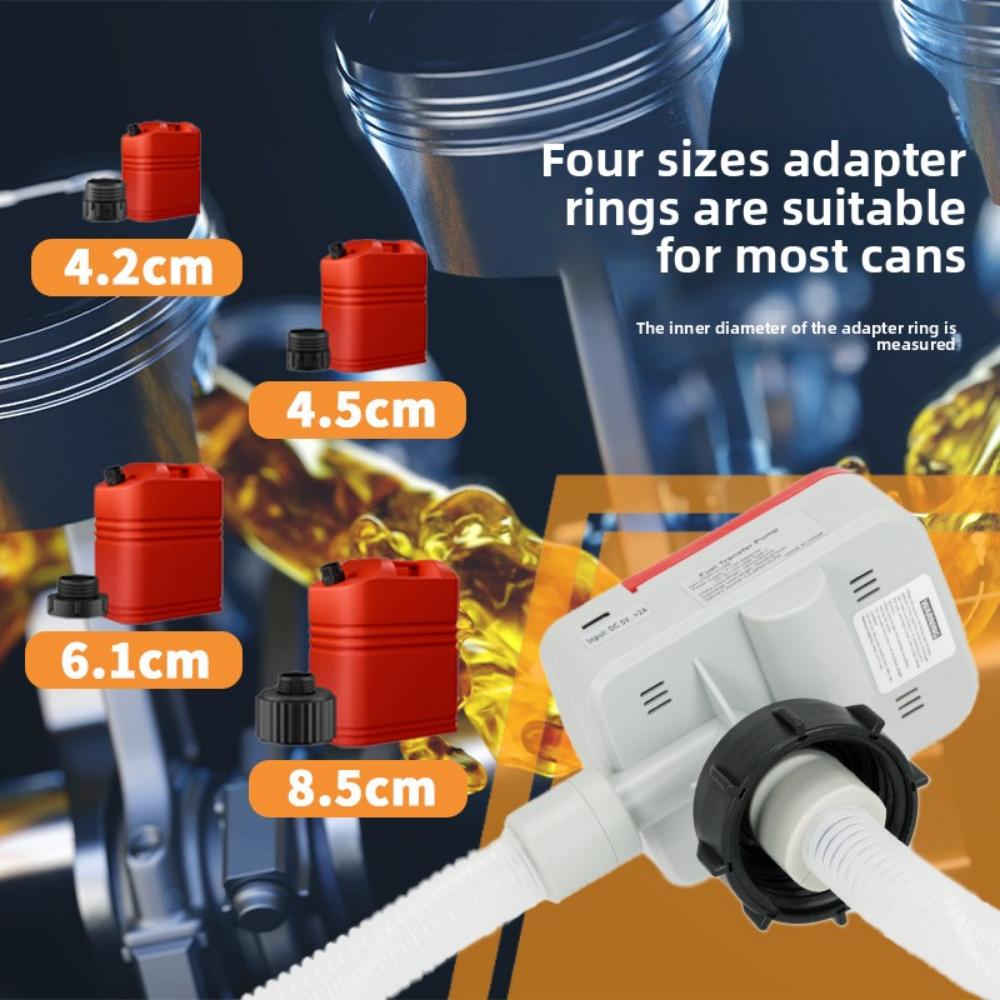 New Portable Horizontal Oil Pump Dry Battery Gasoline Diesel Urea USB Electric Water Pump Barrel Refueling Multi-scene