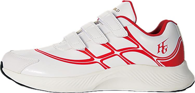 

HI-GOLD Baseball Training Shoes PU-1032R White x Red, Size 27.0cm
