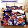 Set di biancheria da letto con 3 pezzi a tema Kuroko's Basketball2, set copripiumino include copripiumino e federe, perfetto per la decorazione della camera da letto in ogni stagione e come regalo