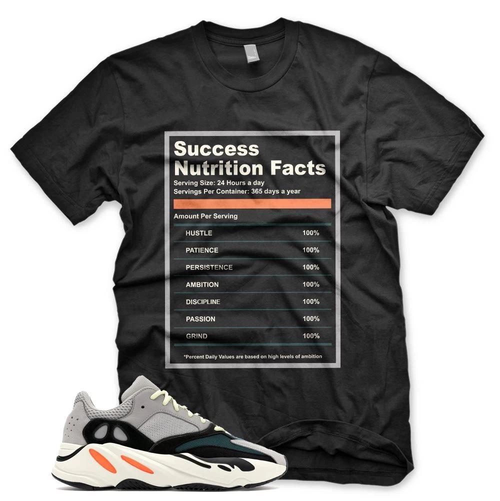 New SUCCESS FACTS T Shirt for Adidas YZ Boost 700 Wave Runner L
