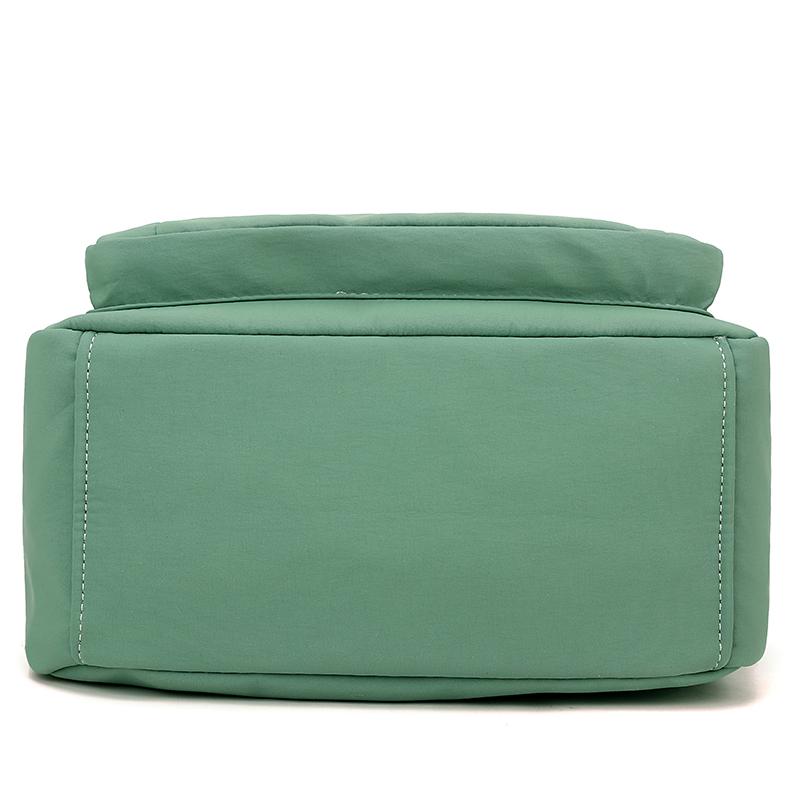 Solid Color Women's Backpack Student Schoolbag