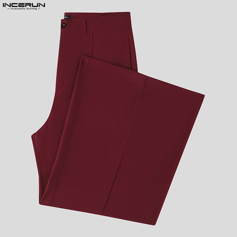 INCERUN Men Peak Lapel Long Sleeve Thin Blazer Long Pants Two Piece Suit Casual Outfits Sets