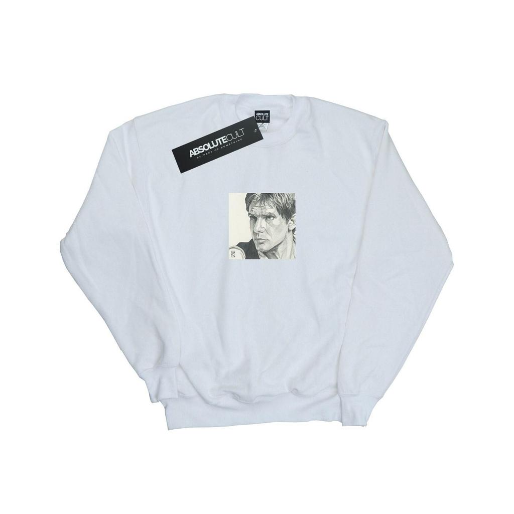 Star Wars Mens Han Solo Drawing Sweatshirt