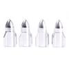 4Pcs Auto Car Alloy Rocket Bike Aluminum Tire Shape Tyre Valve Wheel Stem Cap