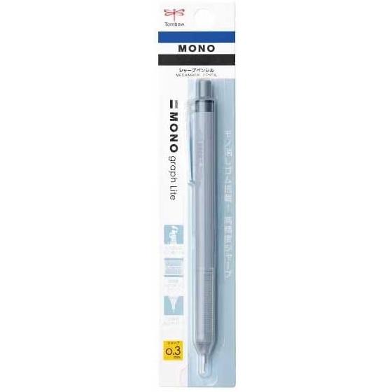 Tombow Mechanical Pencil Monograph Light 0.3mm Grayish Blue DPA-121C