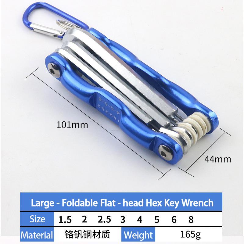 Multifunctional Portable Folding Hex Wrench 8 In 1 Hand Tool Hex Key Screwdriver Set - Suitable for Home Quality Hand Tool BS001
