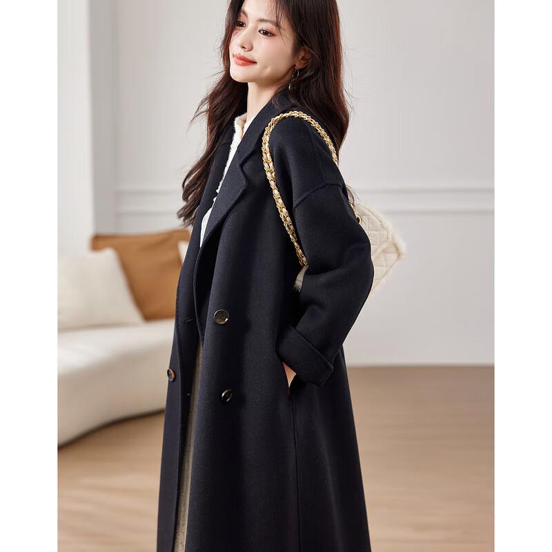 Years Like Water Women's Elegant Wool Blend Coat
