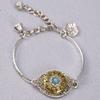 Chinese Style Lotus Bracelet Rotatable Hand Chain Simple Lotus Leaf Bracelet  Jewelry Accessories