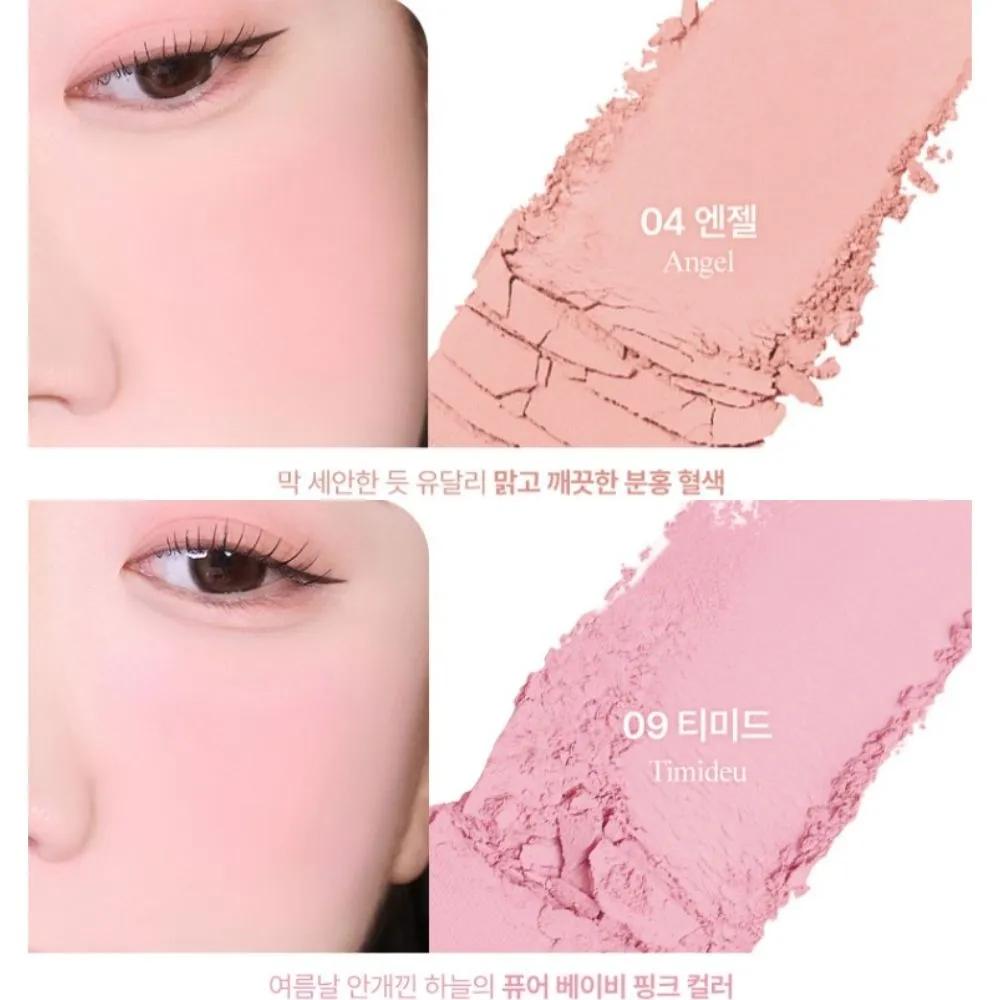 Forencos Pure Blusher SET 04 Angel + 09 Timid + Puff