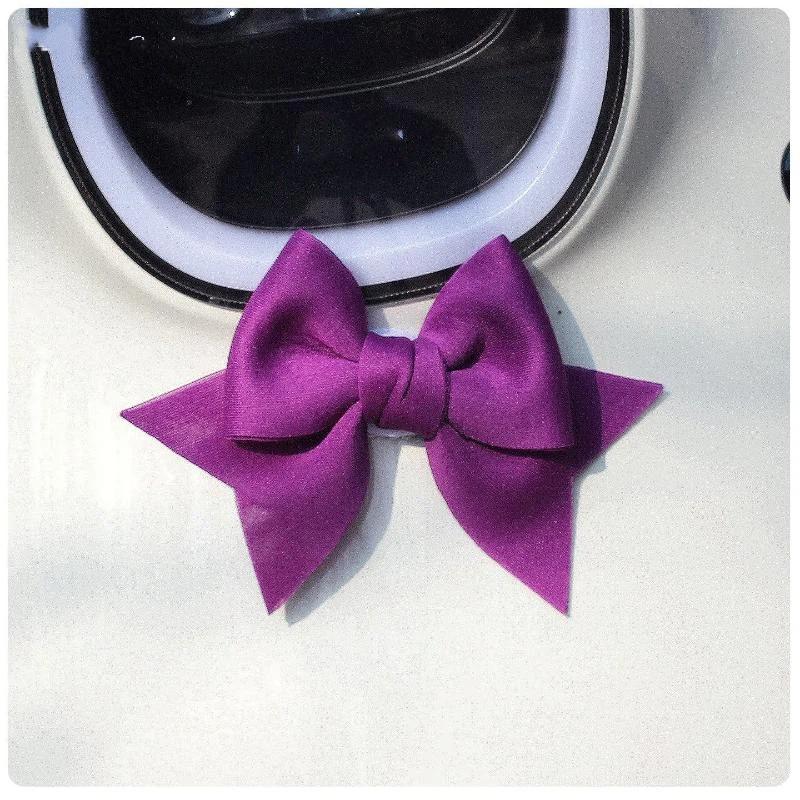 Motorcycle Helmet Ornaments Electric Bike Helmet Bow Style Bowknot For Car Body Decoration Accessories For Girls