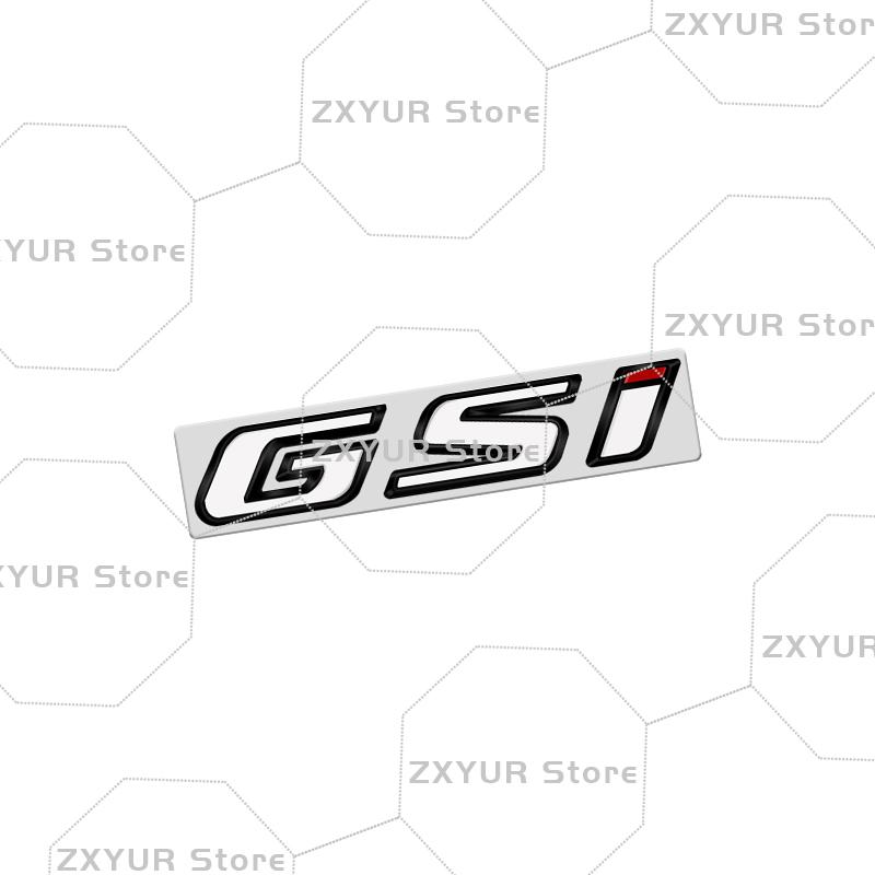 Metal GSI Emblem Car Sticker Letter Badge Decal Body Rear Trunk Decor For Opel Vauxhall Corsa Astra Insignia Meriva Adam Rocks