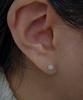 Helene Jewelry 14K Say Flower Cubic Earrings