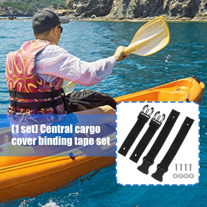 Nylon Kayak Boats Replacement Center Consoles Lid Strap Hatches Lid Mount Fixing Webbing Rope Quickly Release Moving Strap