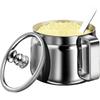 500 ml Kryddbehållare i Rostfritt Stål med Sked Matlåda Het Kryddburk för Hemmakök