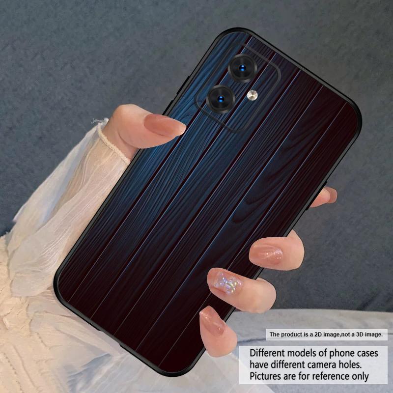 Blue wooden texture For Motorola Moto G04 14 15 24 34 35 54 55 75 84 85 Edge 40 50 Fusion 60 Fusion silicone soft phone case