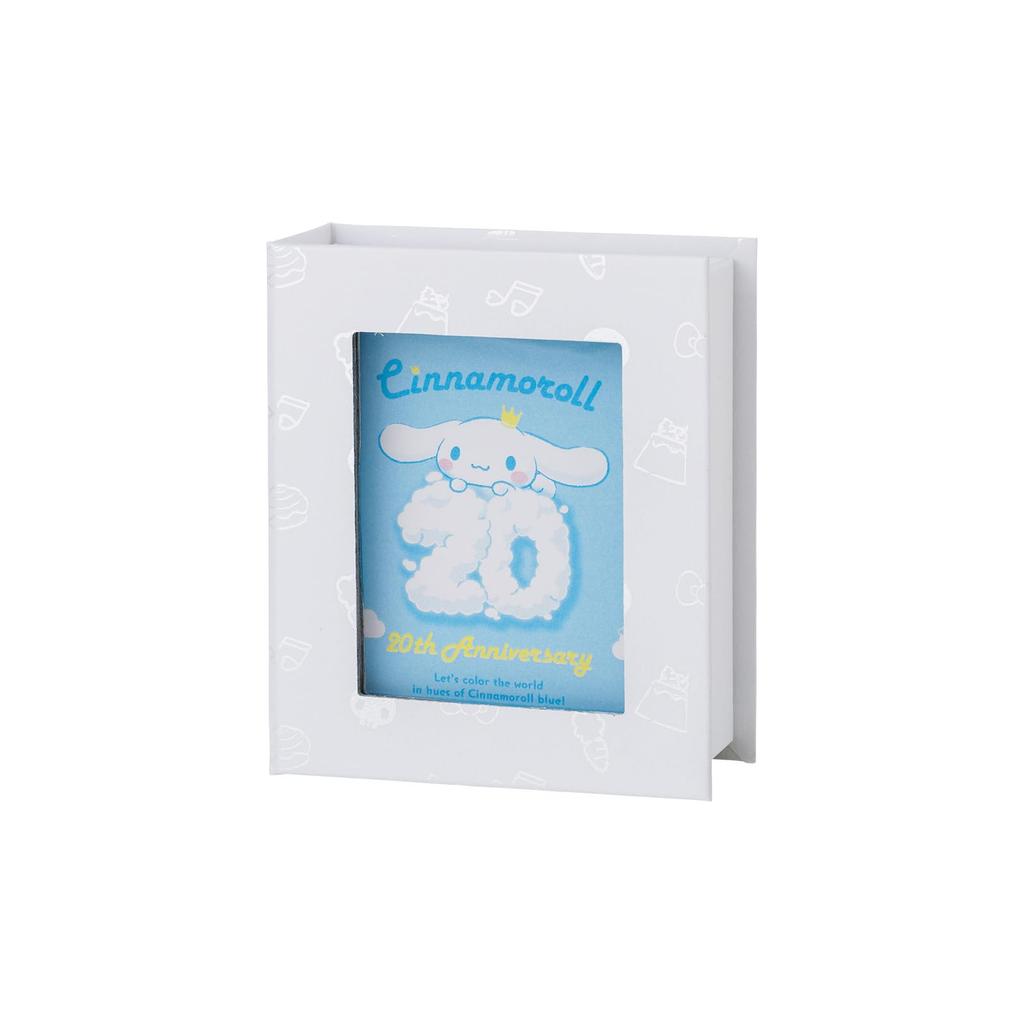 White Clover Cinnamoroll 20th Anniversary Sanrio Characters Silver Surgical Stainless Steel Cubic Necklace, 316L, Zirconia, Silver, SA20CI-N001RD