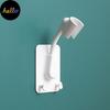 Universal Shower Head Holder Adjustable Self-Adhesive Showerhead Bracket With 2 Hooks