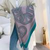 New Silk Square Scarf with Trendy Style Versatile Temperament Women's Scarf Shawl Scarf Summer Scarf Women