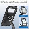 Supporto impermeabile per cellulare da moto, supporto per cellulare da moto regolabile con rotazione a 360°.