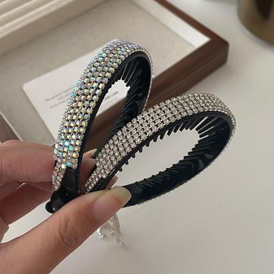 Full Diamond Tassel Hairpin Headgear, Simple Personality And Advanced Sense, Back Head Ball Head Disc Hair Artifact