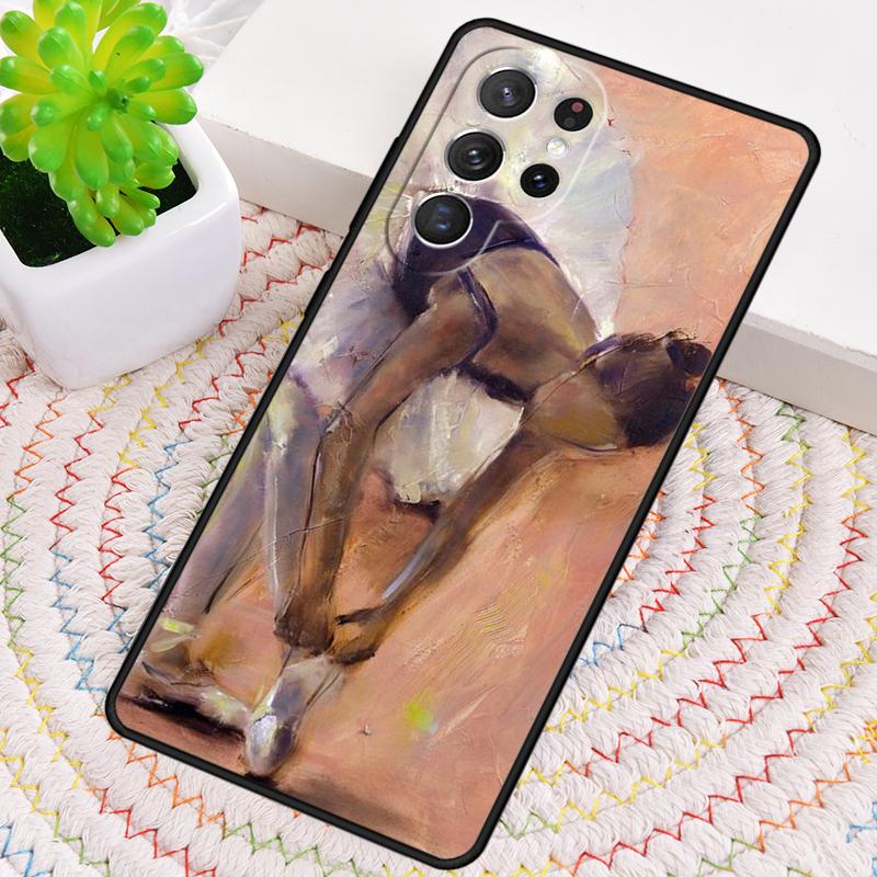 Ballet Ballerina Dancer soft Phone Case for Samsung Galaxy note 10 pro S26 Ultra S23 S24 FE S25 S21 S22 PLUS shockproof Cove