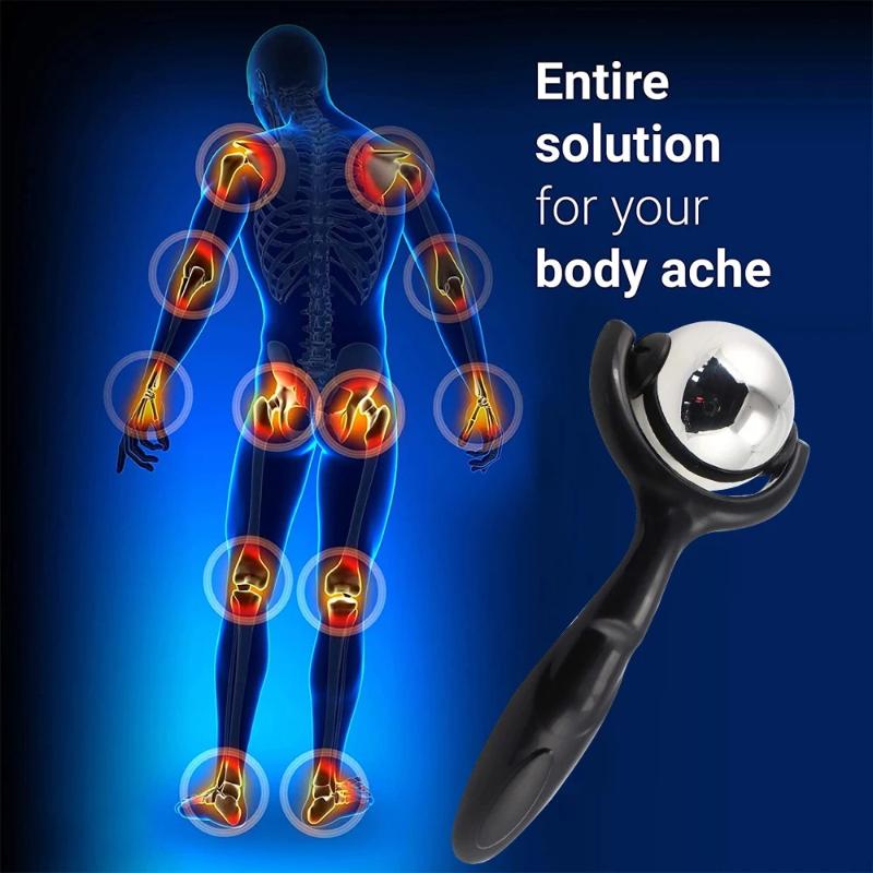 Massage Ball Roller - For Deep Tissue And Sore Muscle Relief Of Stiffness And Stress, Body, Neck, Back, Foot, Plantar Fasciitis