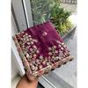 Midnight Elegance Rangoli Silk Saree