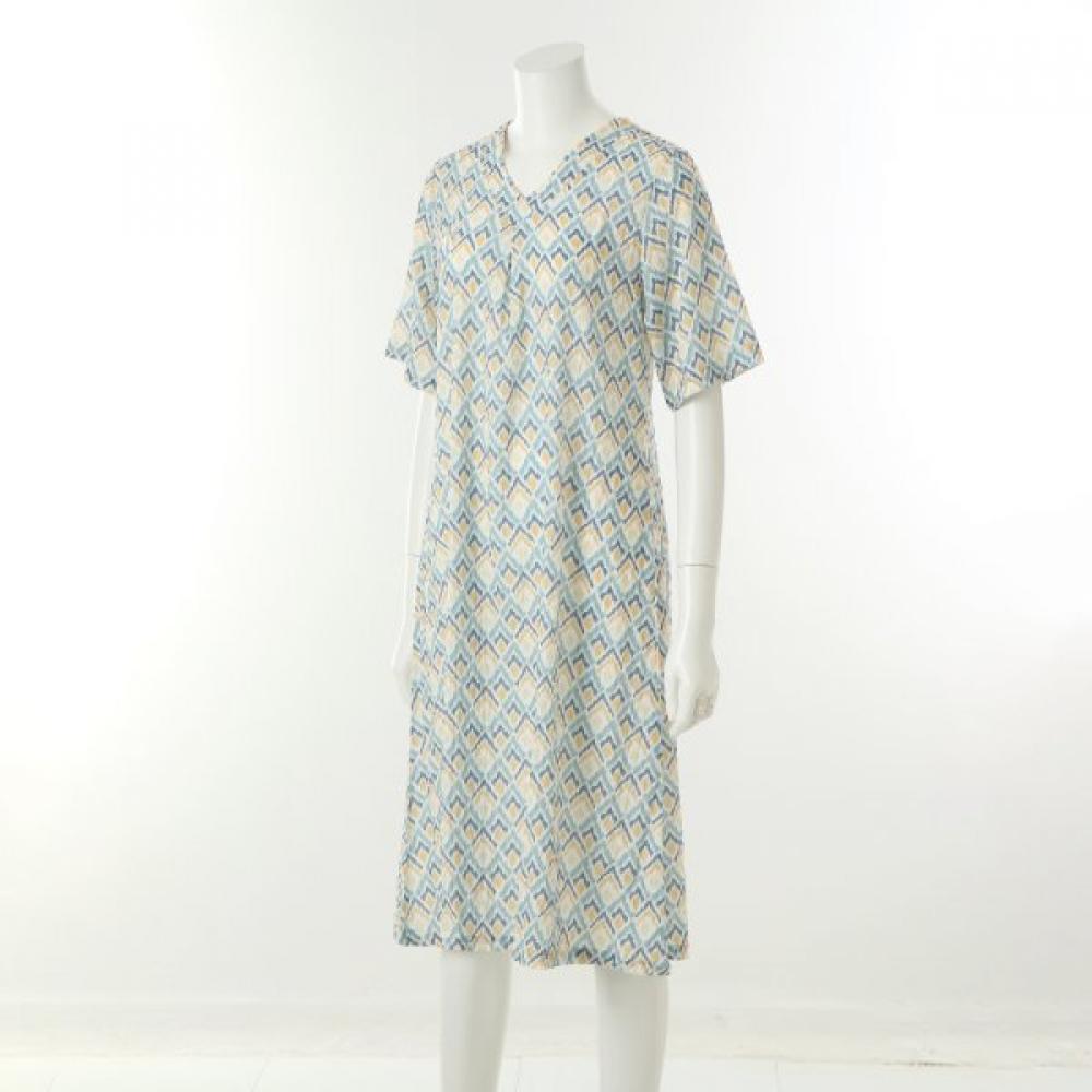 Venus Geometric Print Night Dress Vevs118l