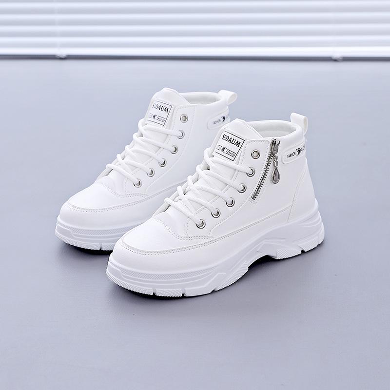 Women's High-Top Spring Sneakers, Versatile Dad Shoes, Perfect with Skirts, Model Z003 (2025)