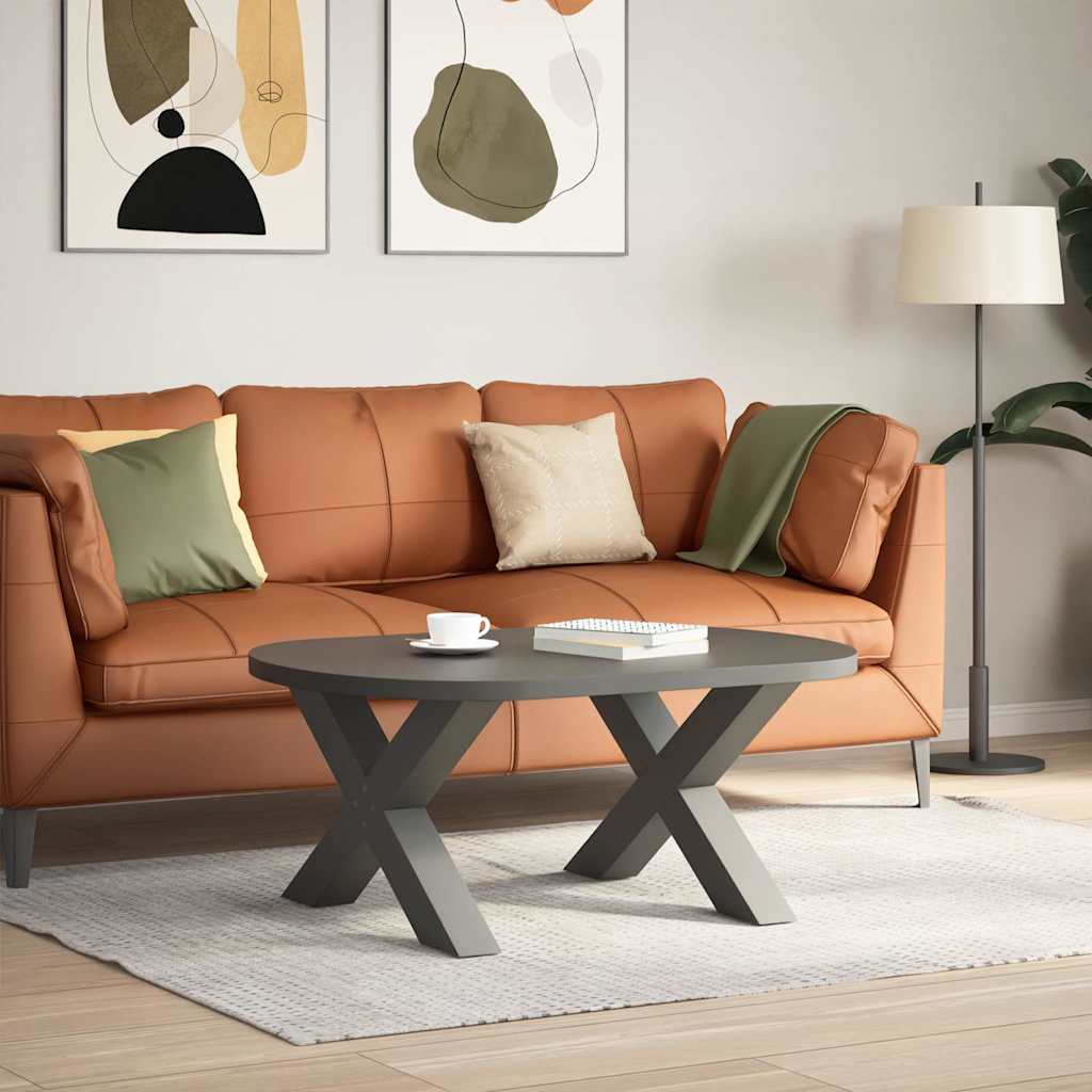 Vidaxl X-Shaped Coffee Table Legs 2 Pcs. Anthracite