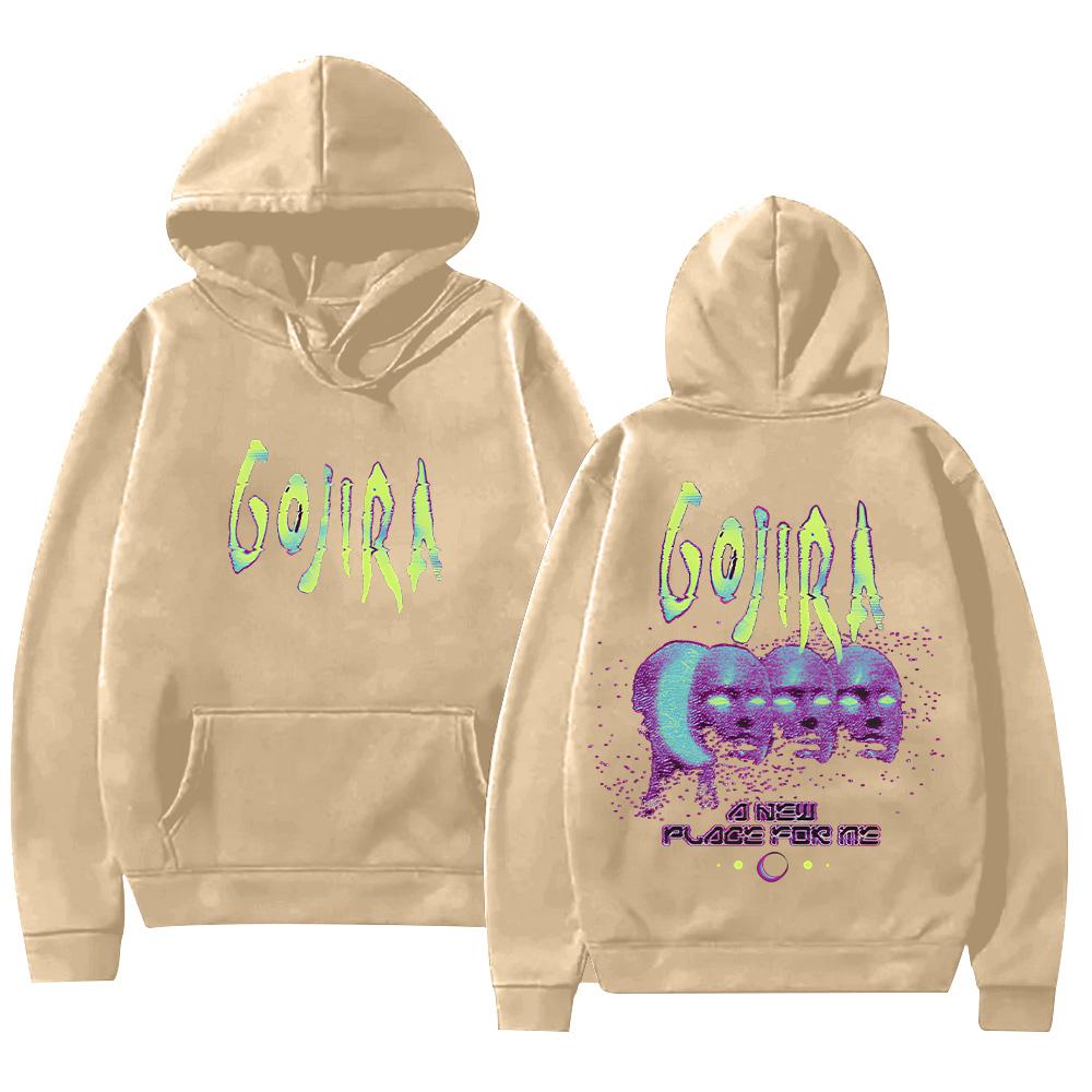 Sweat à capuche Another World Groupe de Metal Gojira Magma Music Sweat à capuche Unisexe Hommes Femmes Nouveau Décontracté Streetwear Pull Sweatshirt High Street