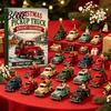 Interactive Countdown Toy with Retro 24 Day Advent Calendar Vintage Truck Christmas Set Festive Room