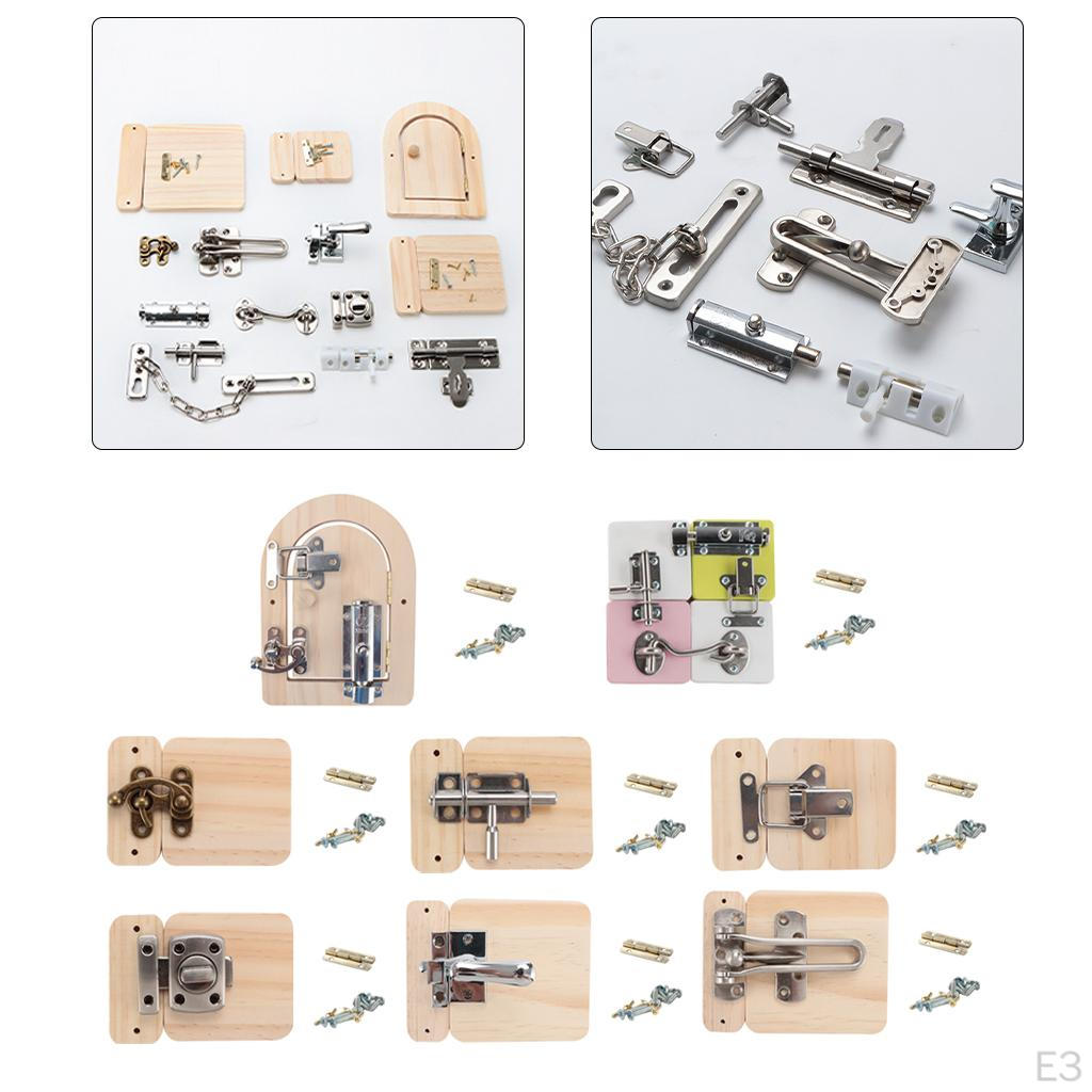 DIY Lock Latch Puzzle Parent-Child Early Education Toys Year Old