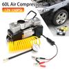 12V 150PSI Air Compressor Car Tire Inflator Pump Portable 4WD Kit Pressure Pump Dual Cylinder Pressure Pump Kit