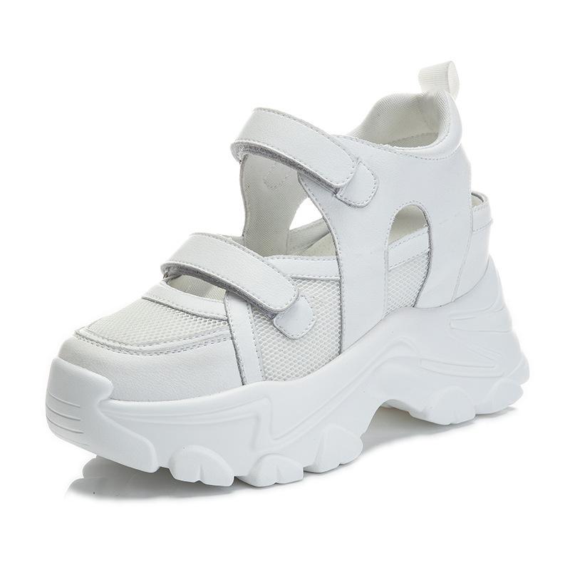 Sommarväska Huvudsandaler Bär Nya Inre Höjdökande Muffin Tjocka Sula Lata Pappa-skor