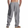 Four seasons men's linen breathable bohemian style loose wide-leg hip-hop casual sports trousers men