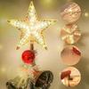 15cm Christmas Tree Decoration Stars Warm White Lights Home Room Decor LED Shining Lamp Xmas Festival TopStar Navidad 1.07in