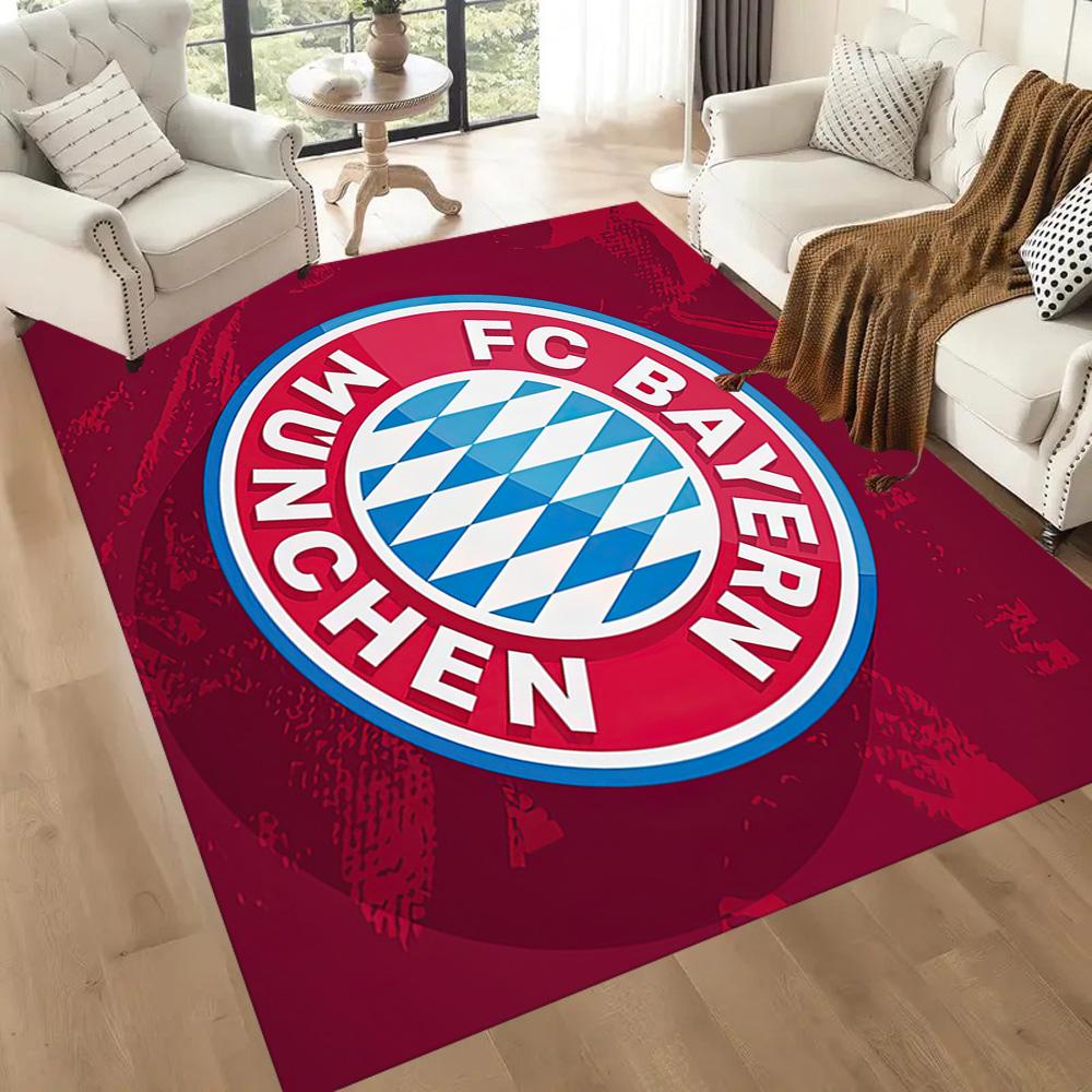 Bayern Munich Area Rug Suitable for Playrooms Game Room Study Room Dining Room Anti-slip Rug Anime Office Decor Gift for Festivals