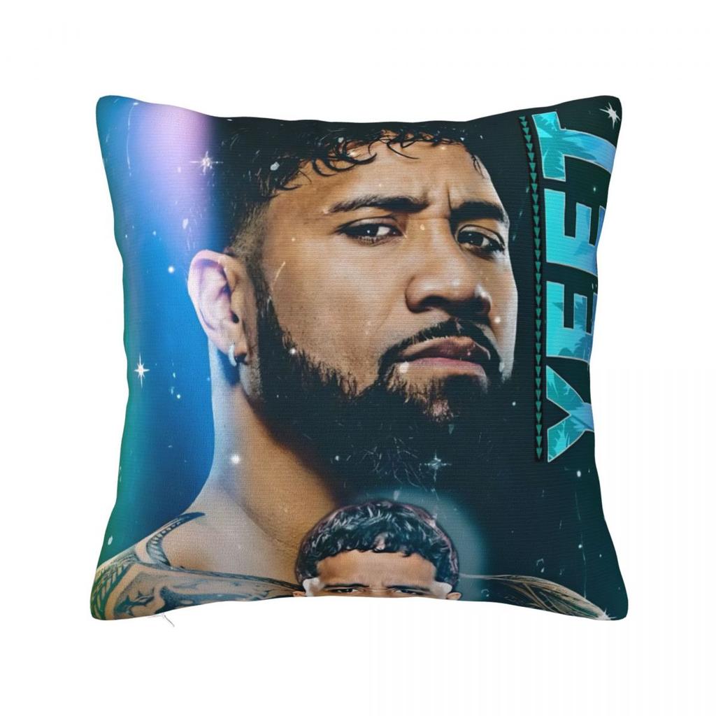Jey Uso Yeet Wrestling Pillow Cover Morden Pillow Case Square Design Cushion Cover Pillowcases For Sofa Car Home Decor