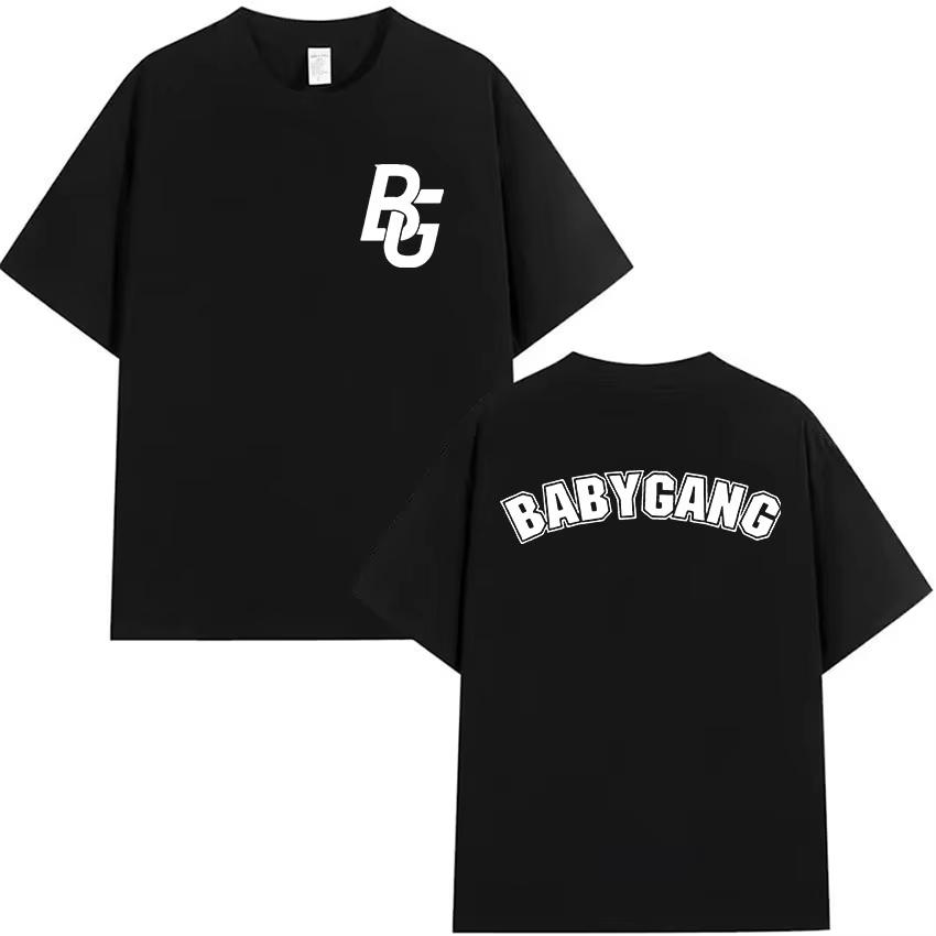 Rapper Baby Gang Tour Album Merch T-Shirts Herren Damen Kleidung Hip Hop T-Shirt Frühling Sommer Hip Hop Freizeit Kurzarm Oberteil