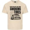 Car Drifting Burning Tires Mens Light Cotton T-Shirt Unisex T-Shirt