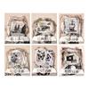 1pack/15pcs Vintage Old Newspaper Theme Stickers, Retro News Print Patterns & Self-Adhesive, for Journal DIY Scrapbook Deco