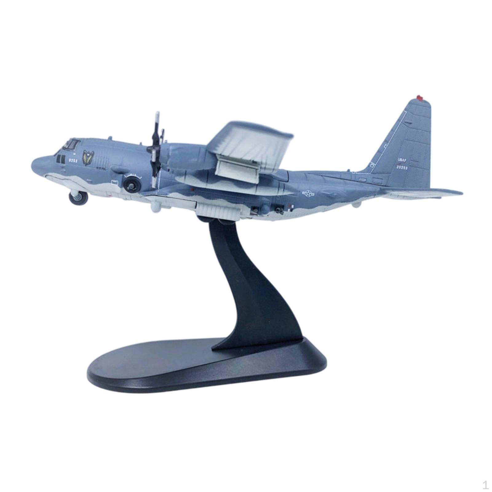Aviation Model C130 Gunship 1:200 Scale Plane with Stand Alloy for