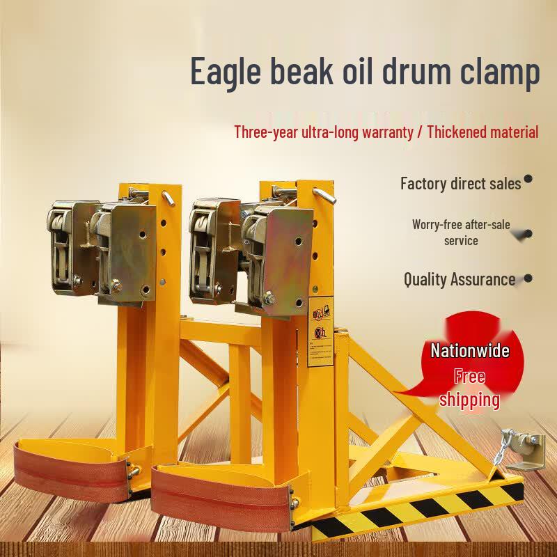 Heavy-Duty Forklift Drum Clamp