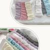 Children's Lightweight Socks Cover Leg Warmer with Ruffled Edges Macaron Color for Girls Spring Summer Wear